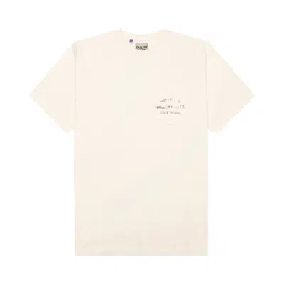 Pre-owned Gallery Dept. Property Of Stencil Tee 'antique White'