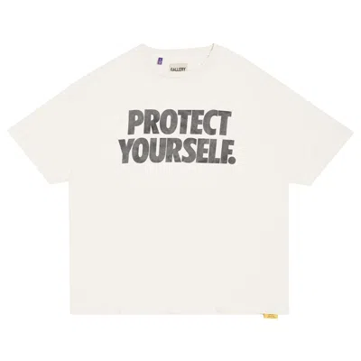 Pre-owned Gallery Dept. Protect Yourself Tee 'archival White' | Men's Size L