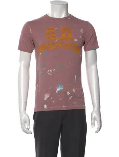 Pre-owned Gallery Dept. Psychology Ed Graphic Print T-shirt In Pink