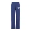 Gallery Dept. Relaxed-fit Blue Trousers With Bold Side Graphic In Blue