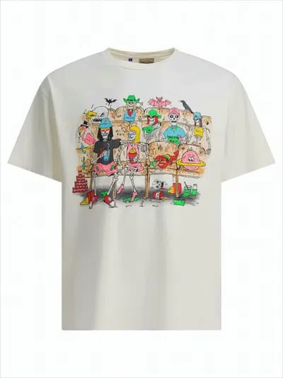 GALLERY DEPT. RELAXED-FIT GRAPHIC PRINT T-SHIRT WITH THEATER CHARACTERS
