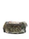 Gallery Dept. Retouche Patchwork Zip Messenger Bag In Green