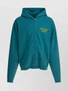 Gallery Dept. Long-sleeved Zip-up Sweatshirt In Blue