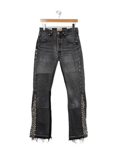 Pre-owned Gallery Dept. Rodman La Flare Straight Leg Jeans In Blue