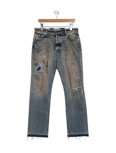 Pre-owned Gallery Dept. Rover Straight-leg Jeans In Blue