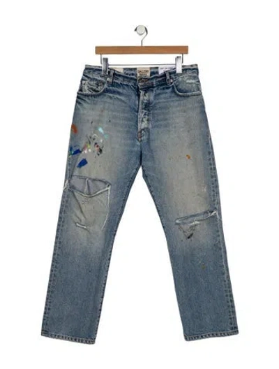Pre-owned Gallery Dept. Rover Straight-leg Jeans In Blue