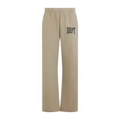 Gallery Dept. Sand Cotton Team Sweatpants In Green