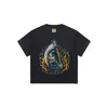 Gallery Dept. Big Reaper Glittered Printed Cotton-jersey T-shirt In Black