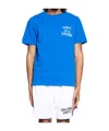 Gallery Dept. French Logo-print Cotton-jersey T-shirt In Blue
