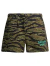 Gallery Dept. Printed Elasticated Shorts In Green