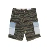 Gallery Dept. Denim-pocket Cargo Shorts In Multi