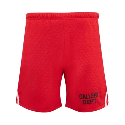 Gallery Dept. Elastic Waist Shorts In Red