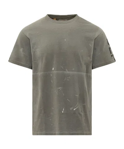 Gallery Dept. Grey Crew Neck T-shirt In Green