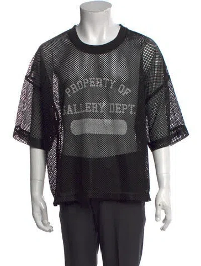 Pre-owned Gallery Dept. Signature Logo Jersey T-shirt In Black