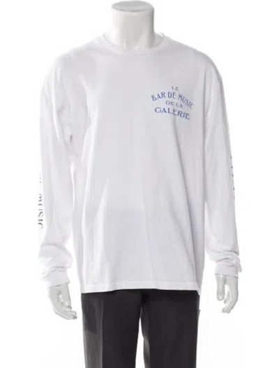 Pre-owned Gallery Dept. Signature Logo Le Bar Shop T-shirt In White