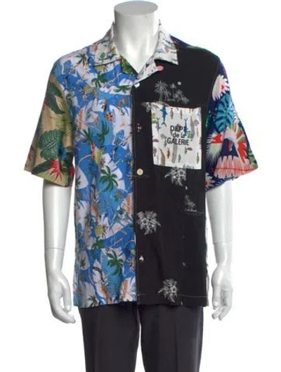 Pre-owned Gallery Dept. Signature Logo Printed Shirt In White