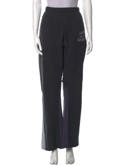 Pre-owned Gallery Dept. Signature Logo Sweatpant Flare Lounge Bottoms In Gray