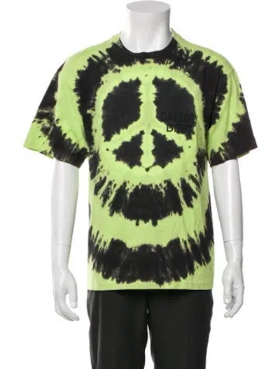 Pre-owned Gallery Dept. Signature Logo Tie Dye T-shirt In Green