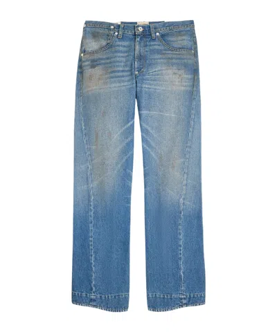 Gallery Dept. Simple Straight-leg Pants In Blue