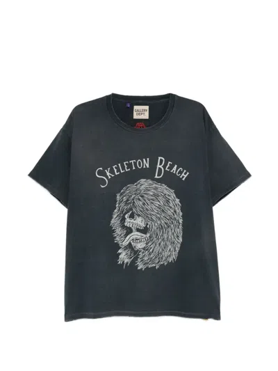Gallery Dept. Skeleton Beach Graphic T-shirt In Black