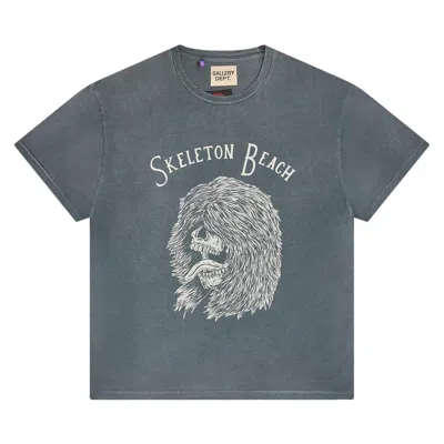 Pre-owned Gallery Dept. Skeleton Beach Grit Tee 'light Vintage Black' | Men's Size Xl