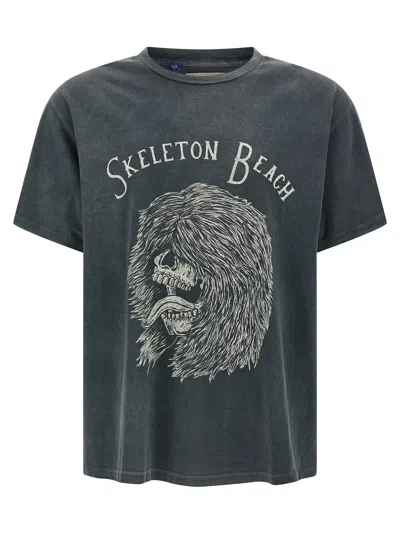 Gallery Dept. Skeleton Beach Grit T-shirt In Blue
