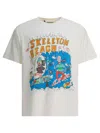 Gallery Dept. Surfing Skeleton Graphic T-shirt In White