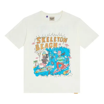 Pre-owned Gallery Dept. Skeleton Beach Surf Tee 'light Archival White' | Men's Size M