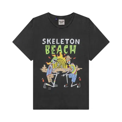 Pre-owned Gallery Dept. Skeleton Beach Tee 'vintage Black' | Men's Size Xl