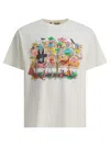 Gallery Dept. Relaxed-fit Graphic Print T-shirt With Theater Characters In White