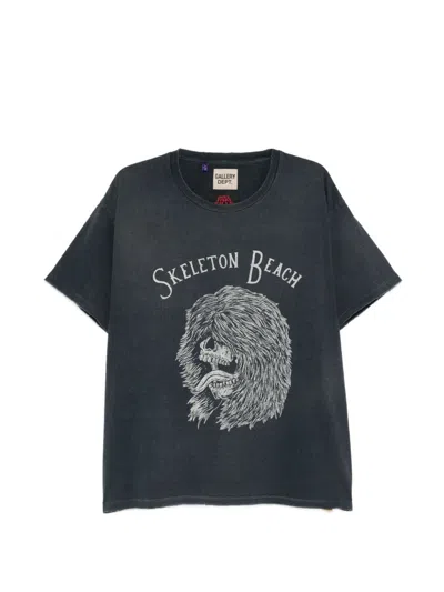 Gallery Dept. Skeleton Beach T-shirt In Gray