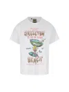 Gallery Dept. Dont Die Graphic Text Crew Neck T-shirt In White