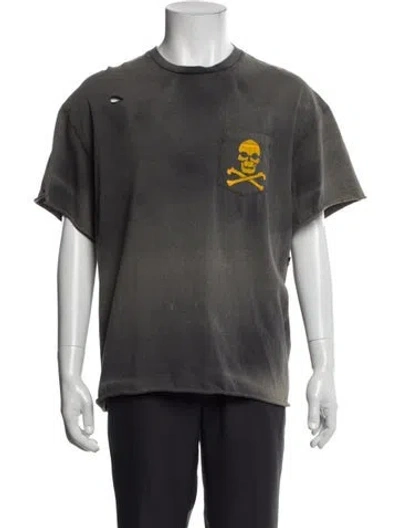 Pre-owned Gallery Dept. Skull Graphic Print T-shirt In Green