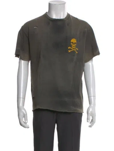 Pre-owned Gallery Dept. Skull Graphic Print T-shirt In Neutral