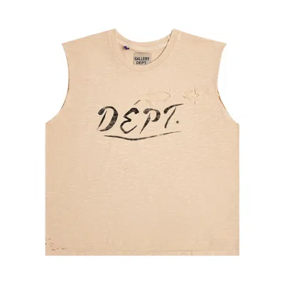 Pre-owned Gallery Dept. Sleeveless Crew Tee 'archival White' | Men's Size Xl