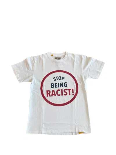 Gallery Dept. Slogan-print Logo-print T-shirt In White