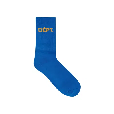 Pre-owned Gallery Dept. Socks 'royal' | Blue | Men's Size Onesize