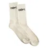 Gallery Dept. Logo-jacquard Socks In White