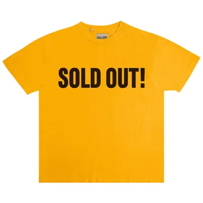 Pre-owned Gallery Dept. Sold Out Tee 'gold' In Yellow