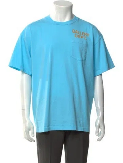 Pre-owned Gallery Dept. Souvenir Graphic Print T-shirt In Blue
