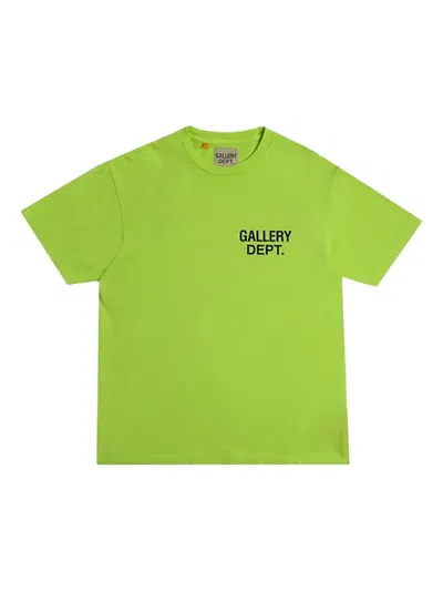 Gallery Dept. Souvenir Logo-print T-shirt In Green