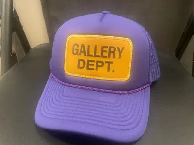 Pre-owned Gallery Dept. Souvenir Logo Trucker Purple
