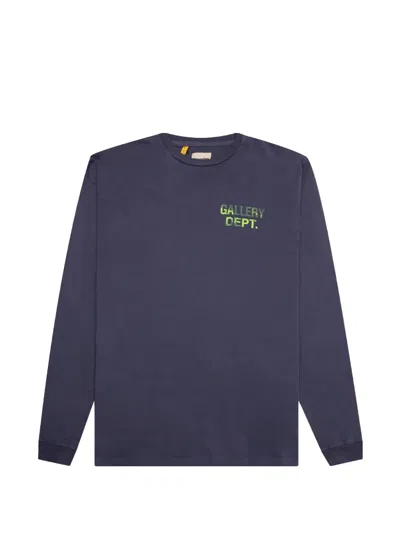 Gallery Dept. Souvenir Long-sleeved T-shirt In Blue