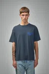 Gallery Dept. Logo Short-sleeved T-shirt In Blue