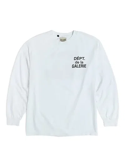Gallery Dept. Dept De La Galerie Printed Cotton-jersey T-shirt In White