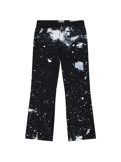 Gallery Dept. Splatter-print Trousers In Black