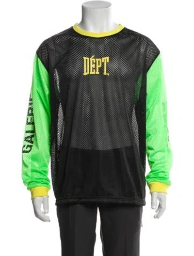 Pre-owned Gallery Dept. Sport Elegant Colorblock Pattern Henley In Multi