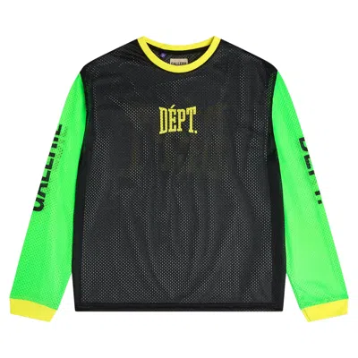 Pre-owned Gallery Dept. Sport Elegant Long-sleeve 'black/green/yellow' | Men's Size L