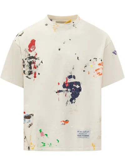Gallery Dept. Stampaint Astratta T-shirt In Neutral