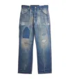 Gallery Dept. Straight Bare Knuckle Jeans In Blue